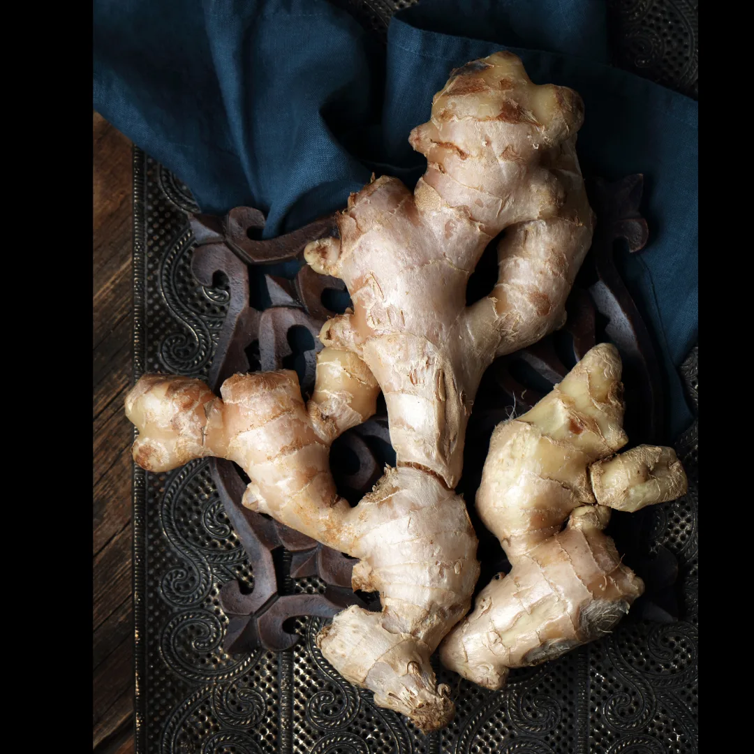 Fresh ginger root for figging NYC, sensation play sessions with Dominatrix Viktoria Sway in Manhattan