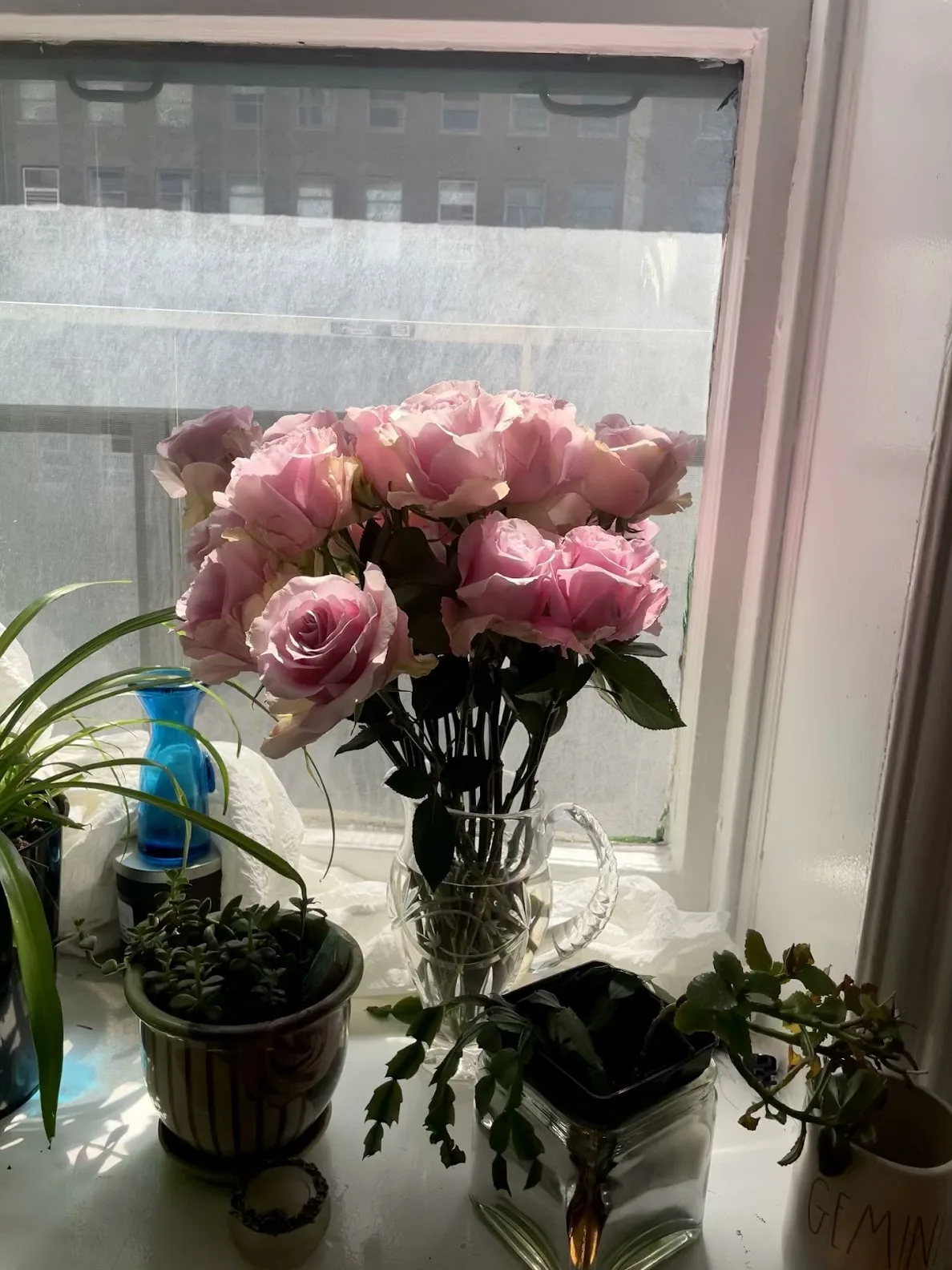 A bouquet of flowers — an offering for Viktoria Sway.