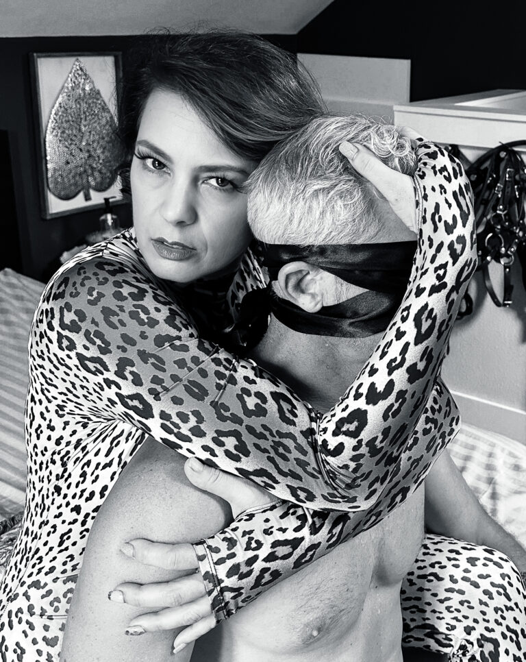 NYC Dominatrix Viktoria Sway in a private FemDom session in Manhattan